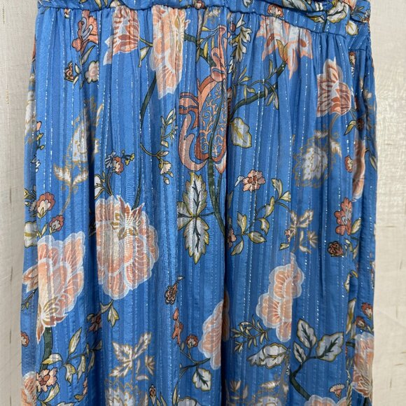 Joan Floral Metallic Thread Dress - Picture 5 of 6